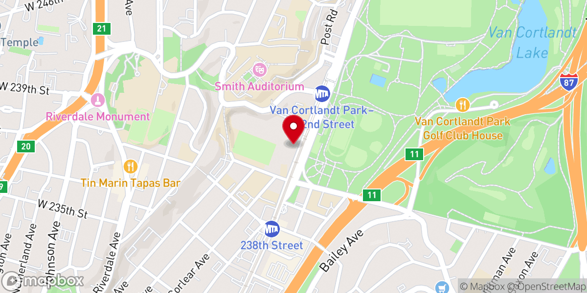 Map showing location of Words of Life Christian Center