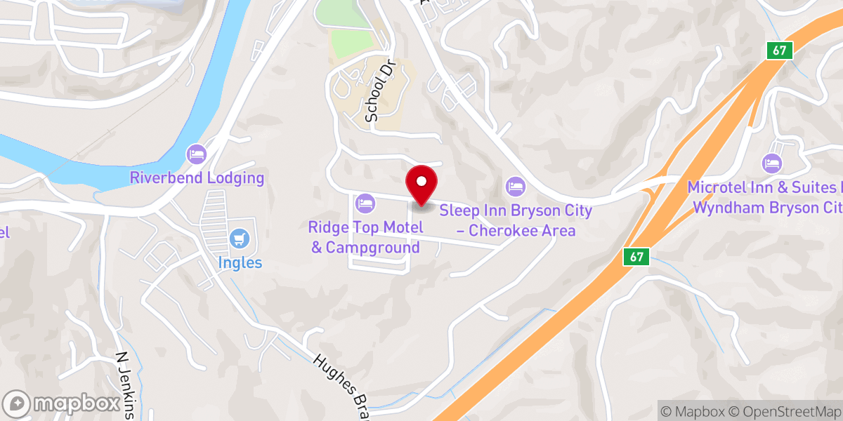 Map showing location of Grace Christian Academy