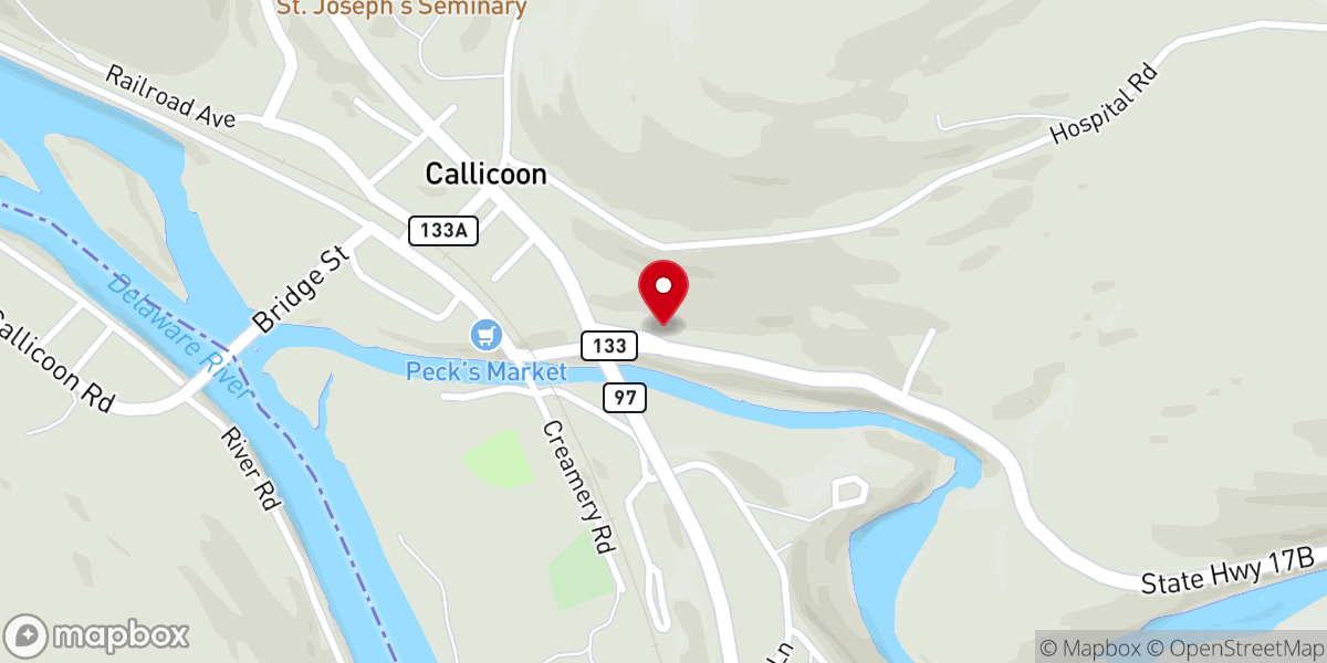 Map showing location of St. James Episcopal Church
