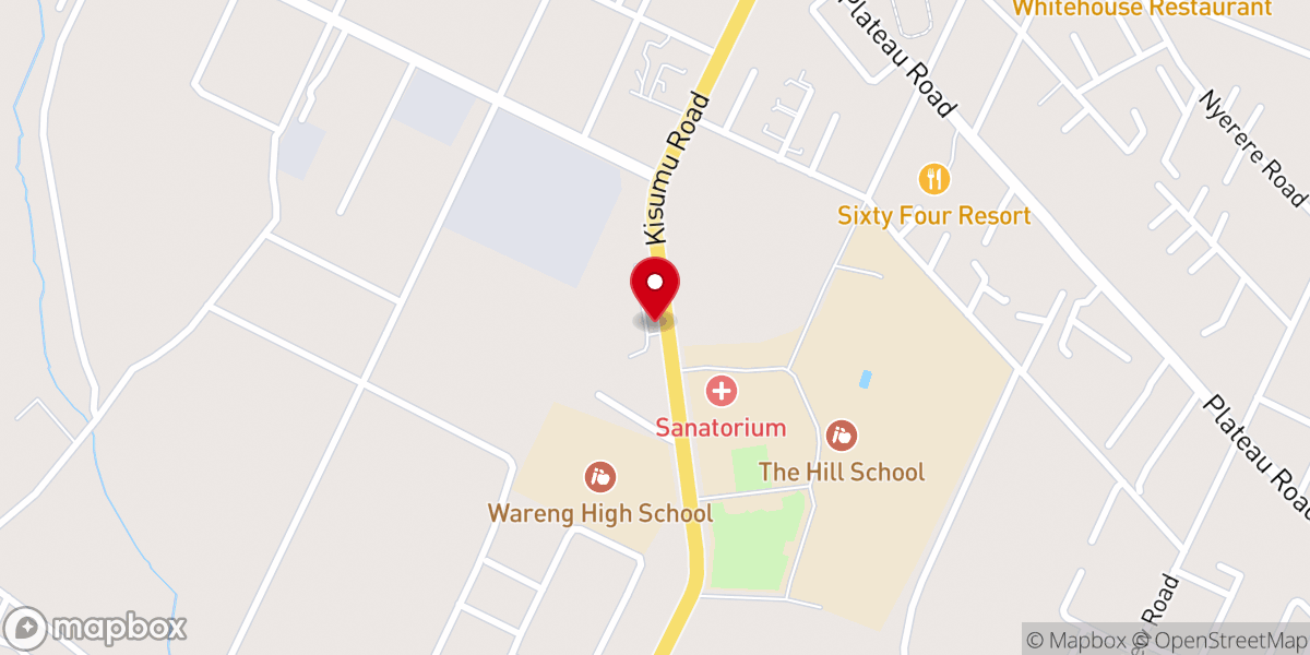 Map showing location of OUR LADY OF ASSUMPTION PARISH - MAJENGO