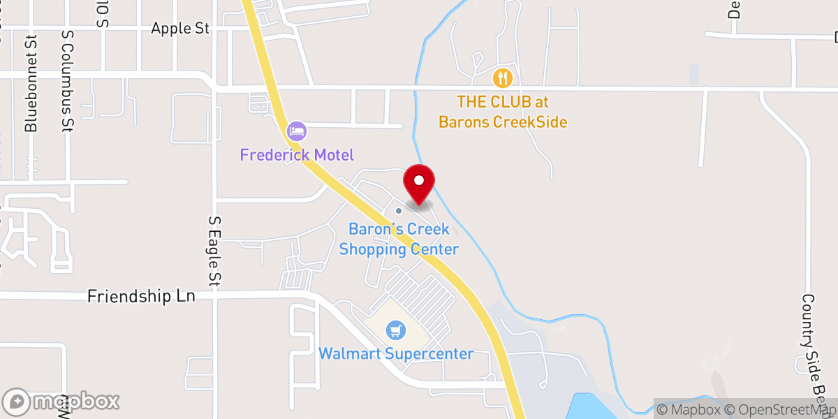 Map showing location of Goodwill Central Texas - Fredericksburg