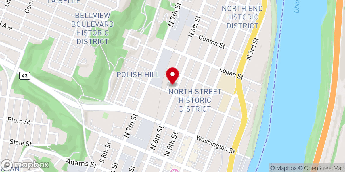 Map showing location of Urban Mission Ministries, Inc. - Main Office