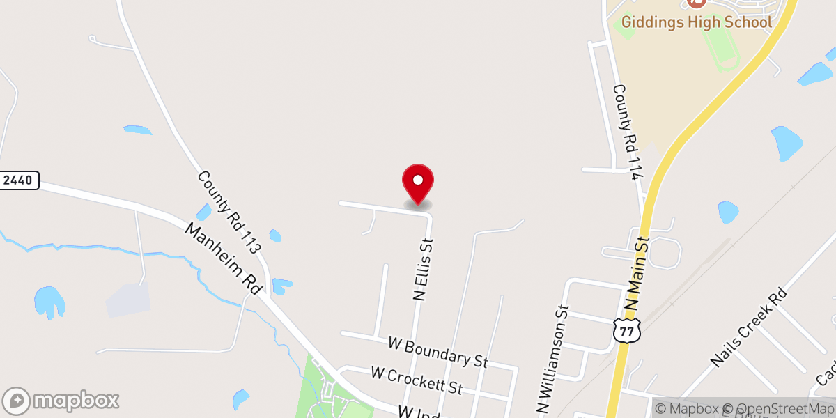 Map showing location of Solid Rock Community Church