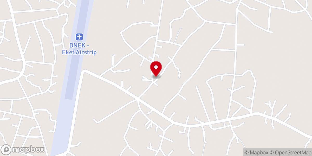 Map showing location of Apostolic Church