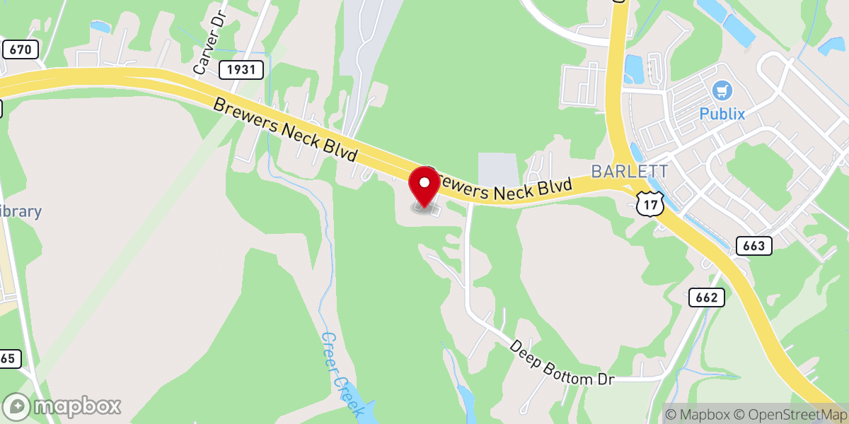 Map showing location of Sweet Haven Holy Church of God