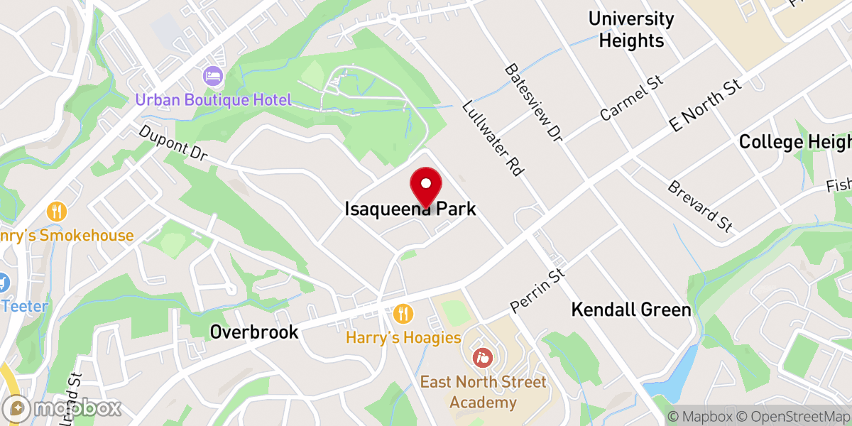 Map showing location of Grace Christian Church