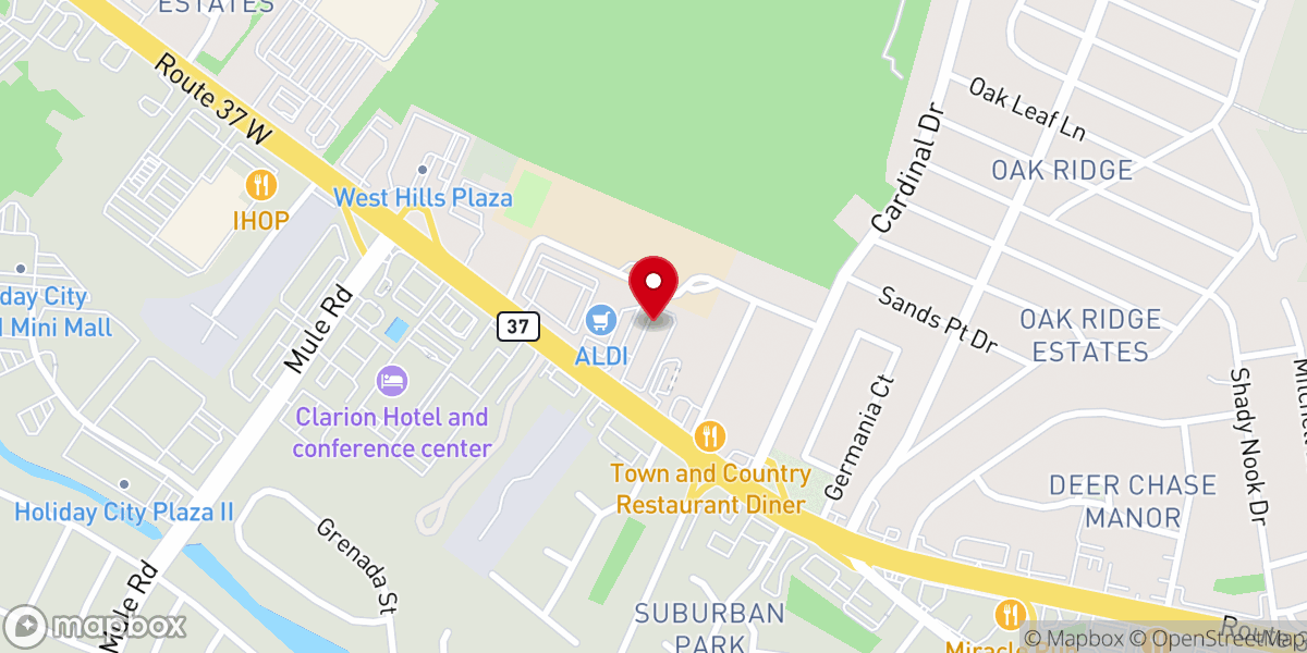 Map showing location of Christian Revival Church