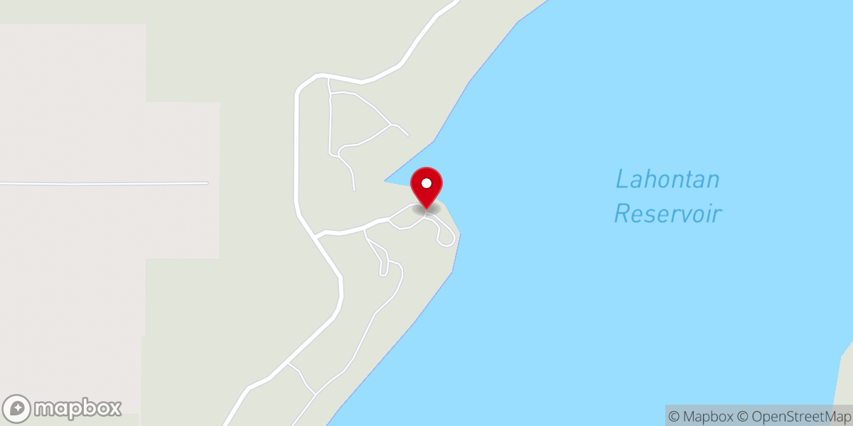 Map showing location of Beach 7 Developed Campground