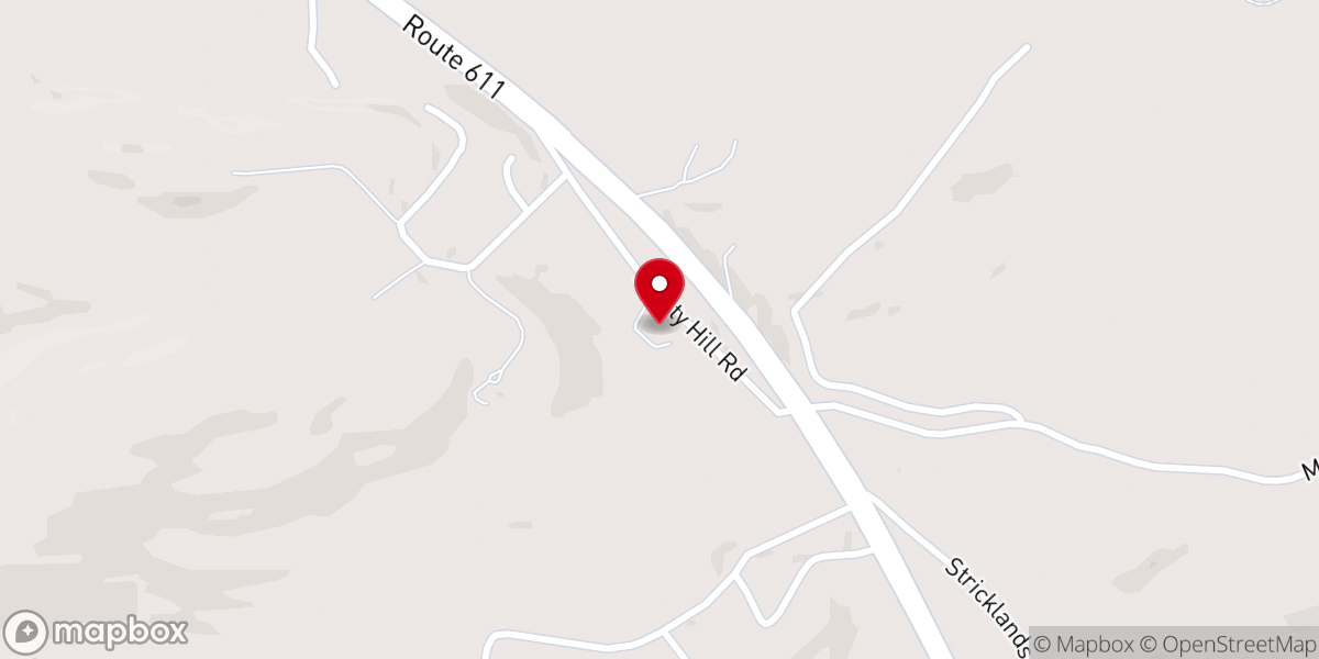 Map showing location of Trinity Episcopal Church