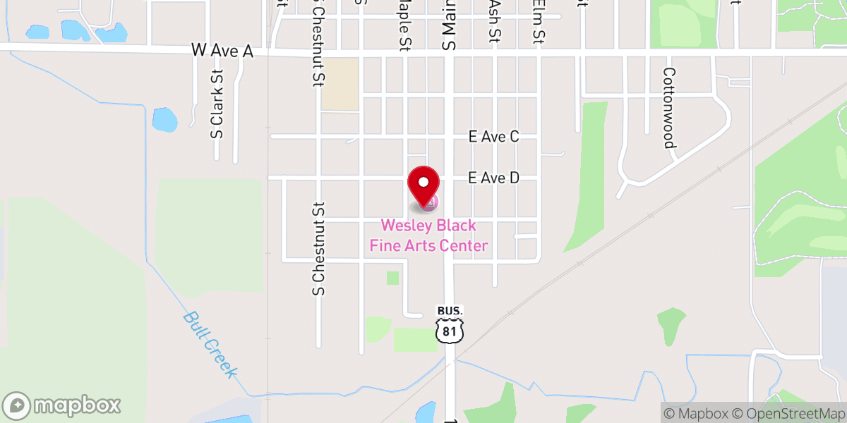 Map showing location of Central Christian College