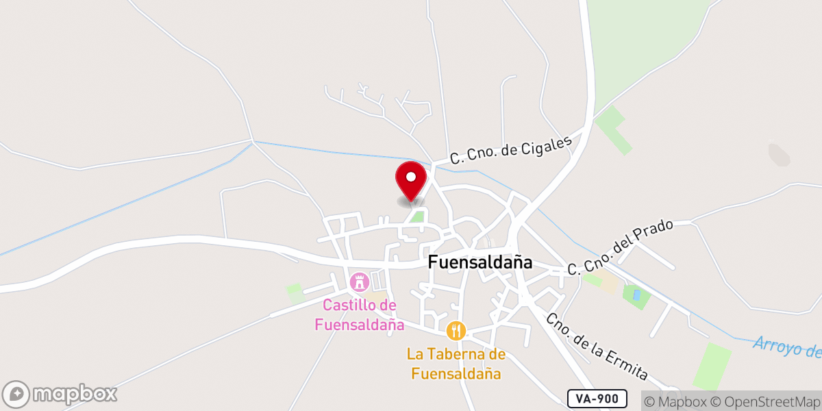 Map showing location of Iglesia del Convento de las Franciscanas de la Concepción
