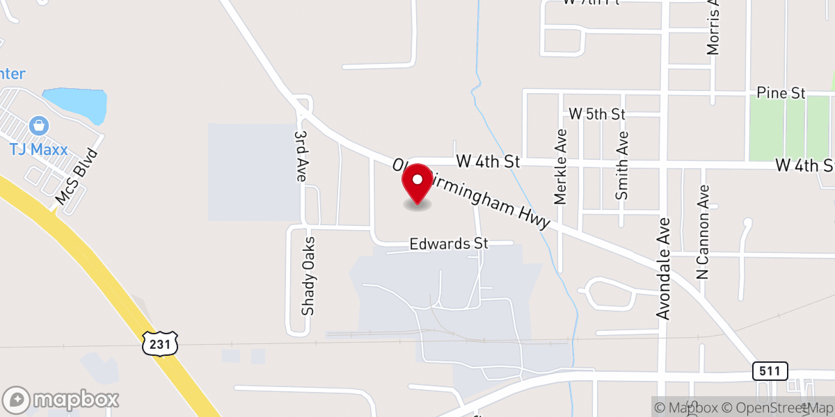 Map showing location of Reaching the World Bible Church Inc
