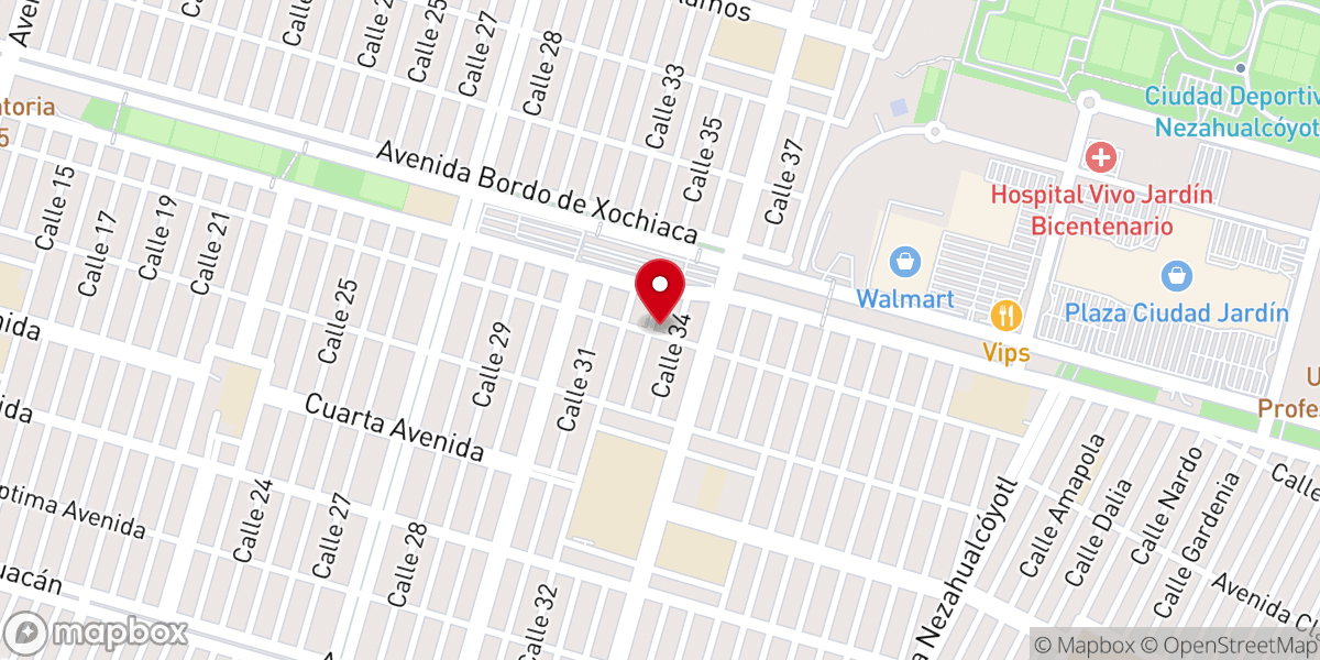 Map showing location of Iglesia Bautista Principe De Paz