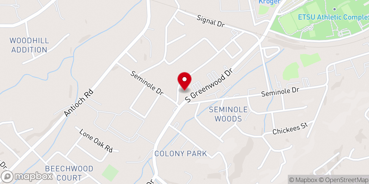 Map showing location of Full Gospel Holiness Church