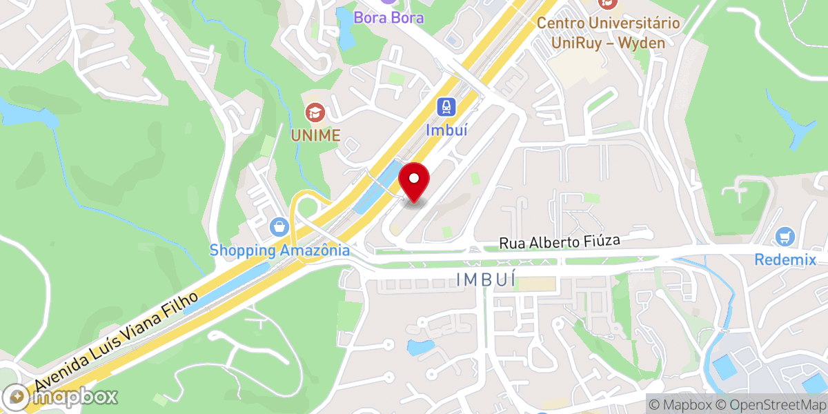 Map showing location of Igreja Batista Metropolitana - IBAM (Sede)