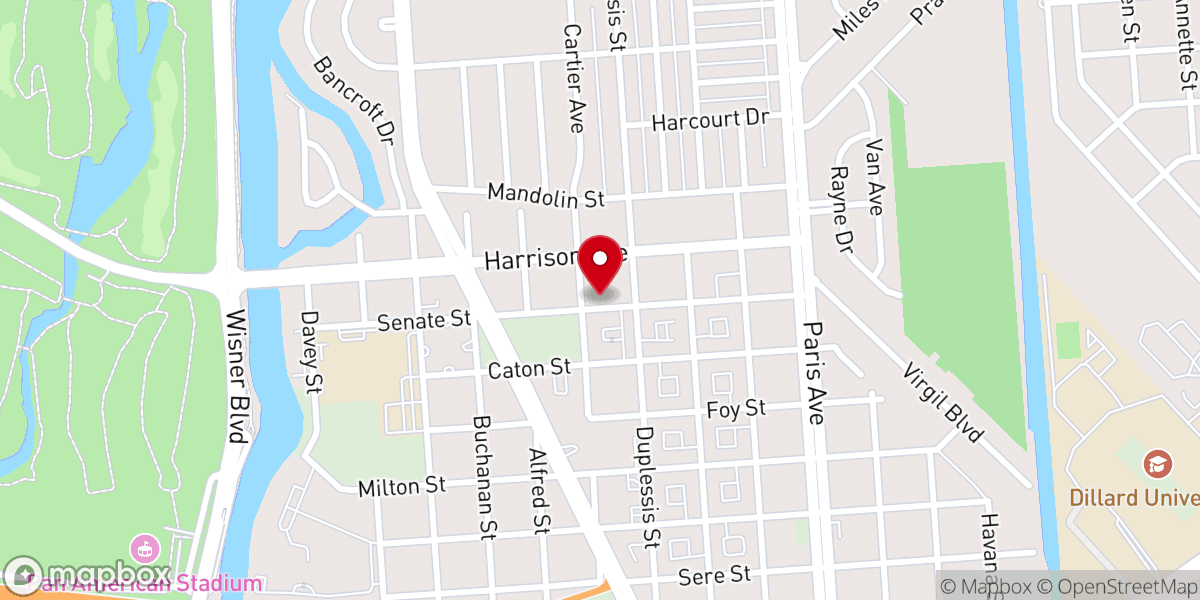 Map showing location of Saint Bernard Church of God in Christ