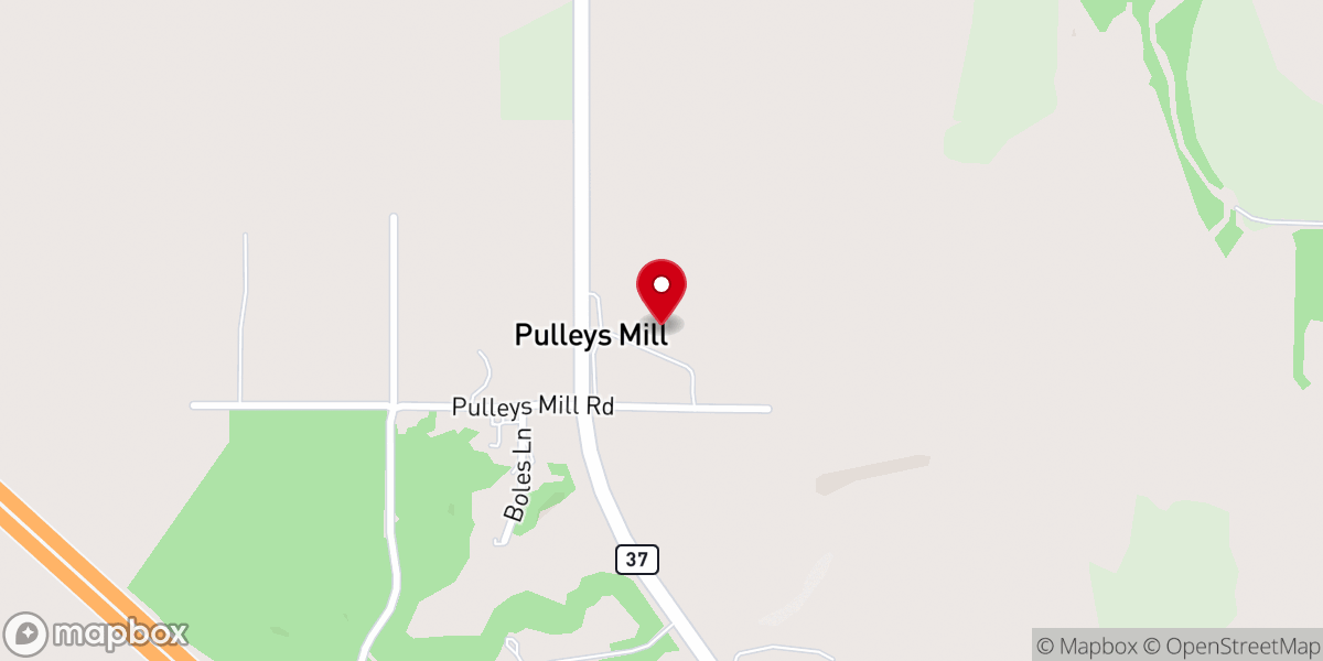 Map showing location of Southern Range Cowboy Church
