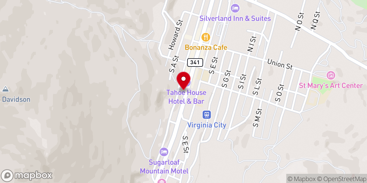 Map showing location of First Presbyterian Church