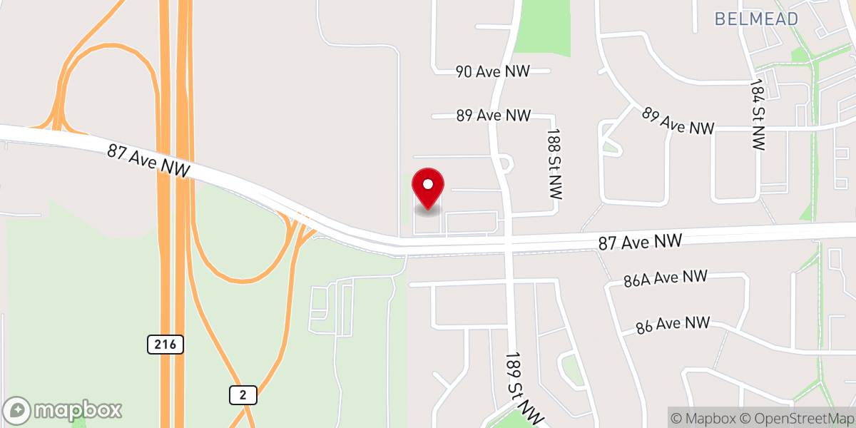 Map showing location of Covenant Christian Reformed Church