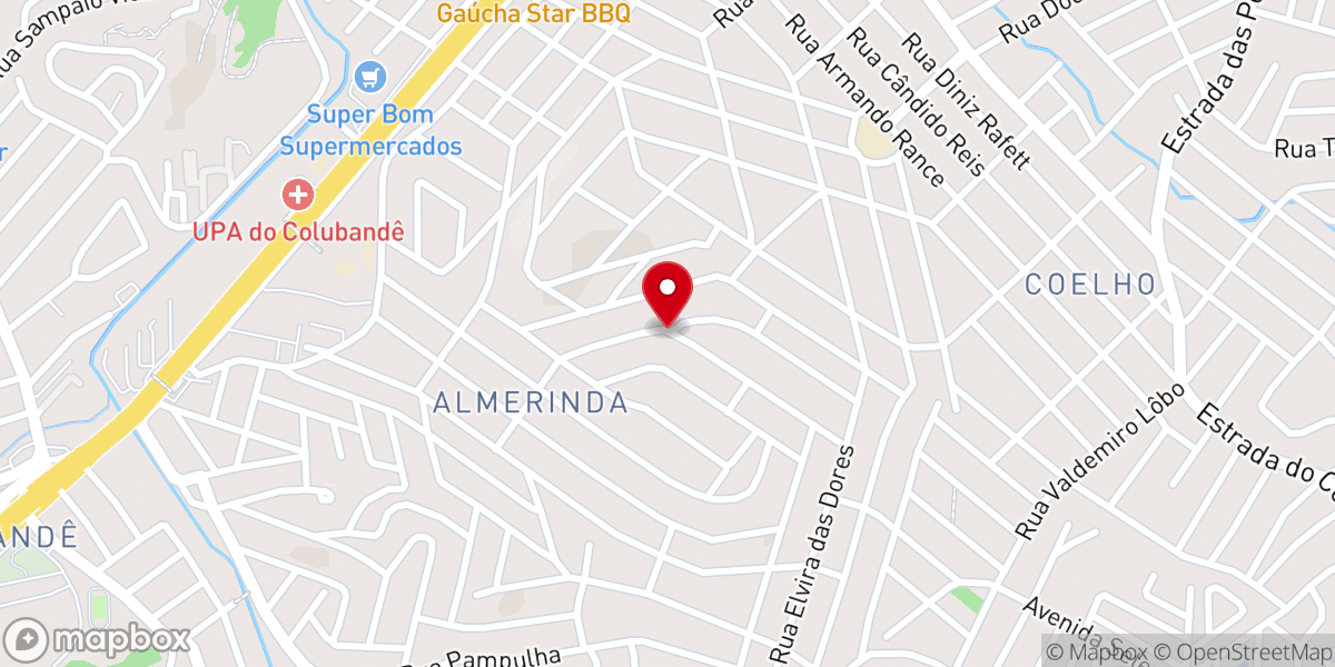 Map showing location of IGREJA PENTECOSTAL MÃO DE DEUS