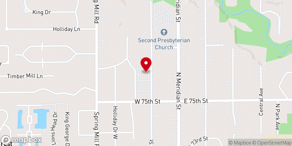 Map showing location of St Luke Catholic School
