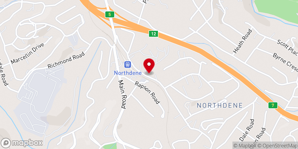 Map showing location of Queensburgh Methodist Church