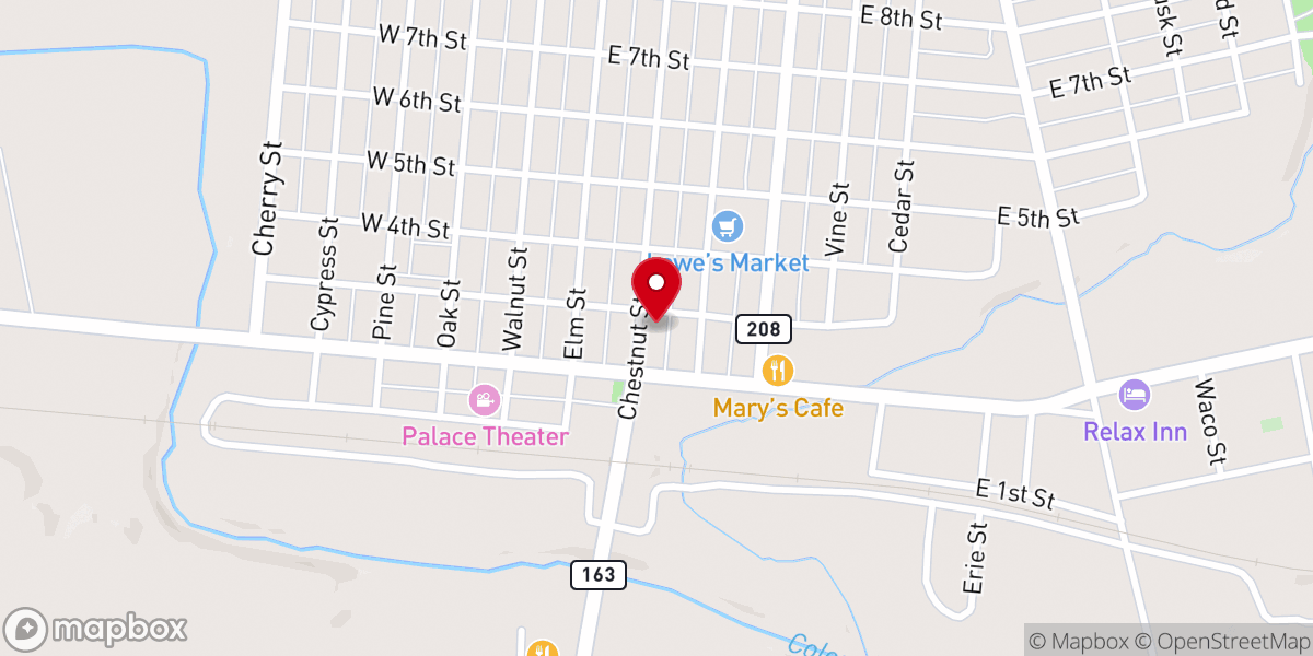 Map showing location of Community Mission