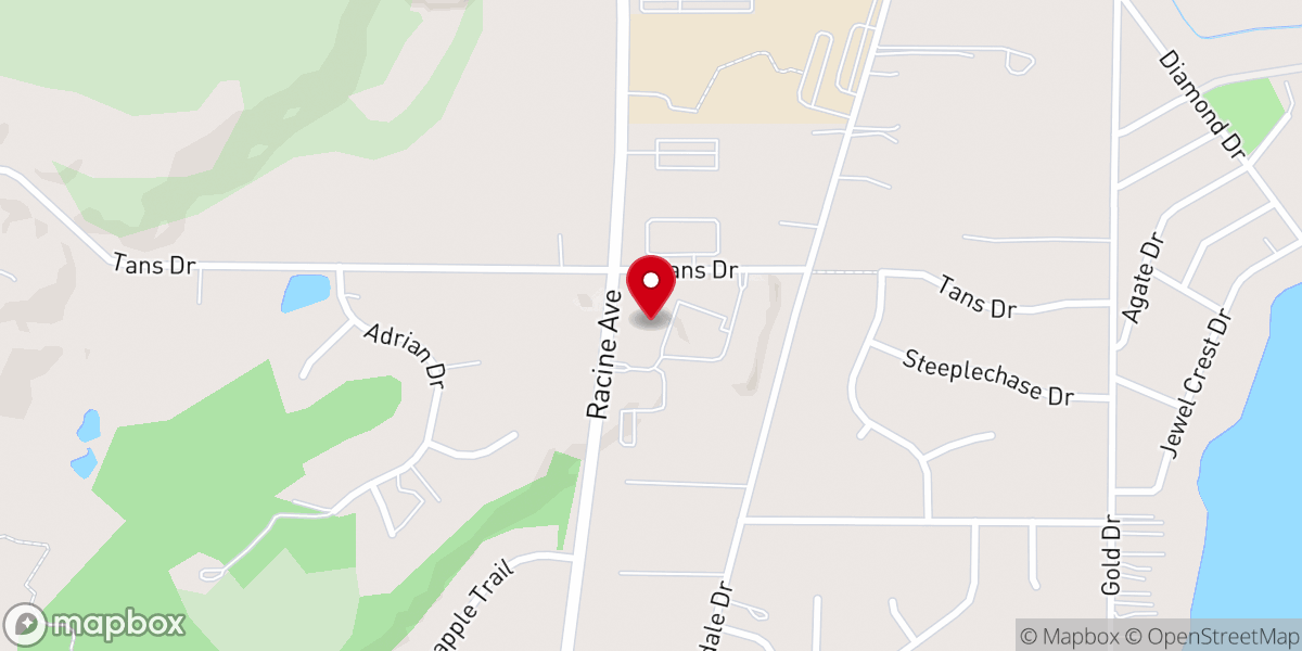 Map showing location of Fox River Christian Church Muskego Campus