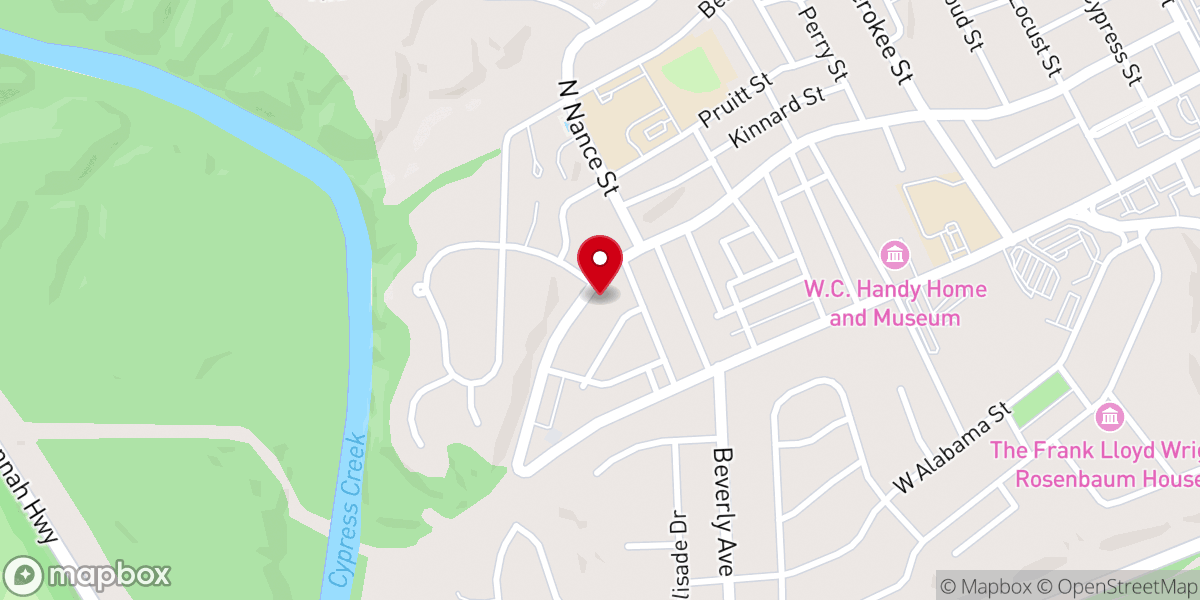 Map showing location of Holy Sanctuary