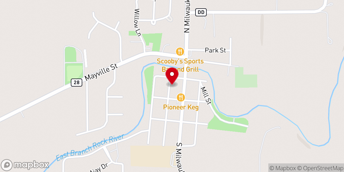 Map showing location of United States Postal Service