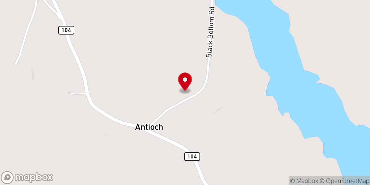 Map showing location of Bolens Chapel