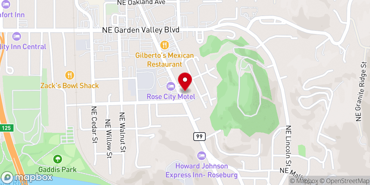 Map showing location of Bethany Bible Fellowship