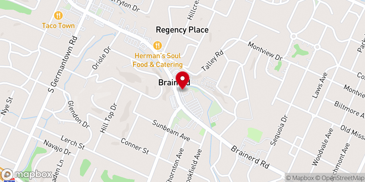 Map showing location of Ramp Church Chattanooga