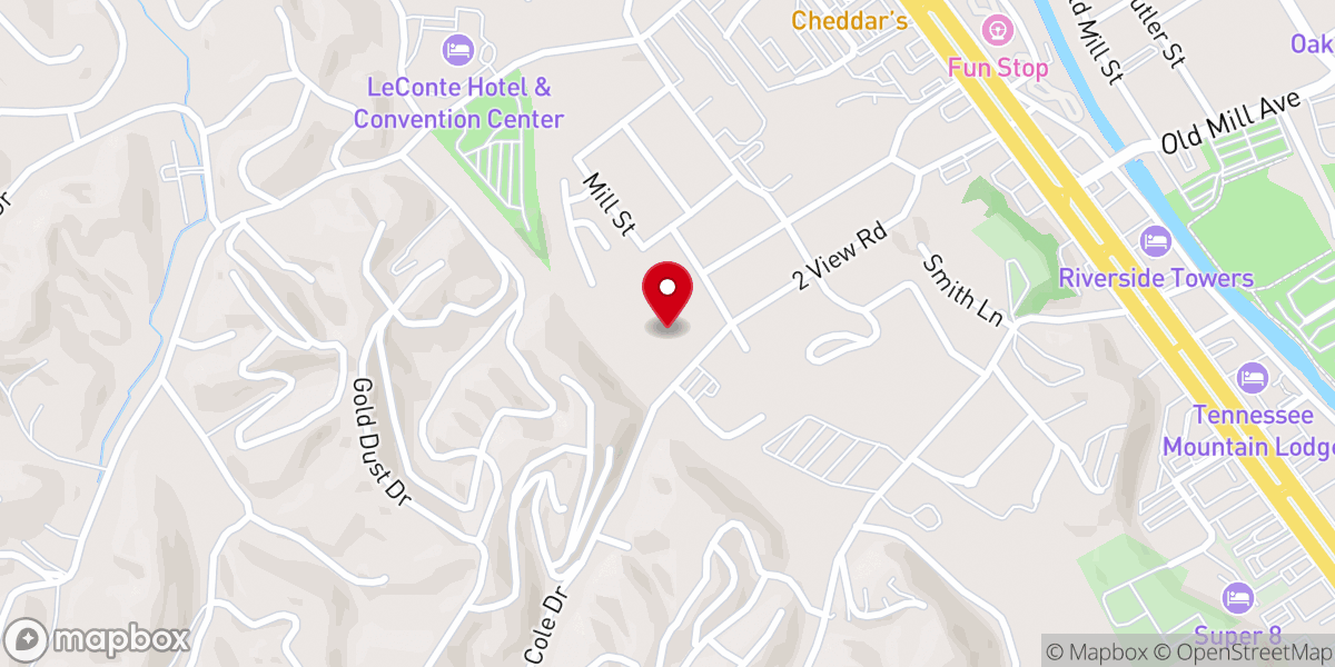 Map showing location of Freedom Baptist Church
