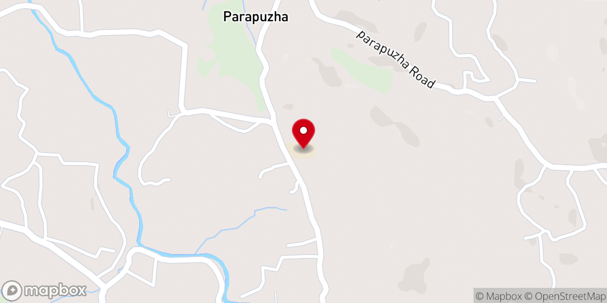 Map showing location of St. Joseph's Church, Parapuzha