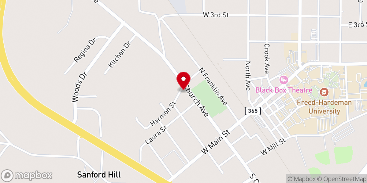 Map showing location of El Ranchito
