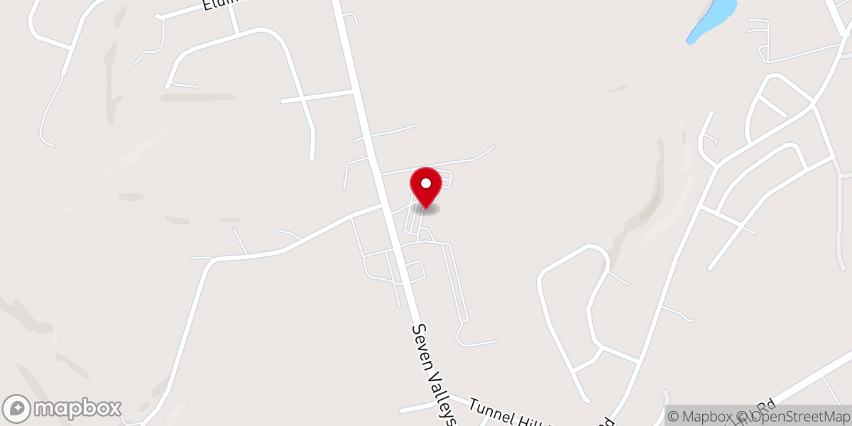 Map showing location of Genesis Church