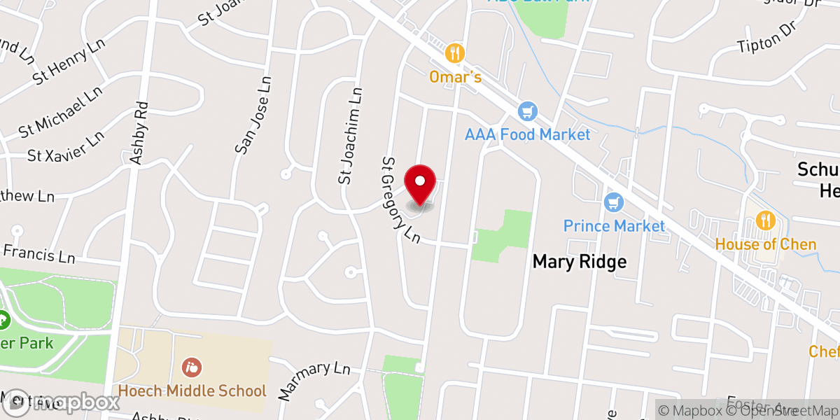 Map showing location of Immanuel Church