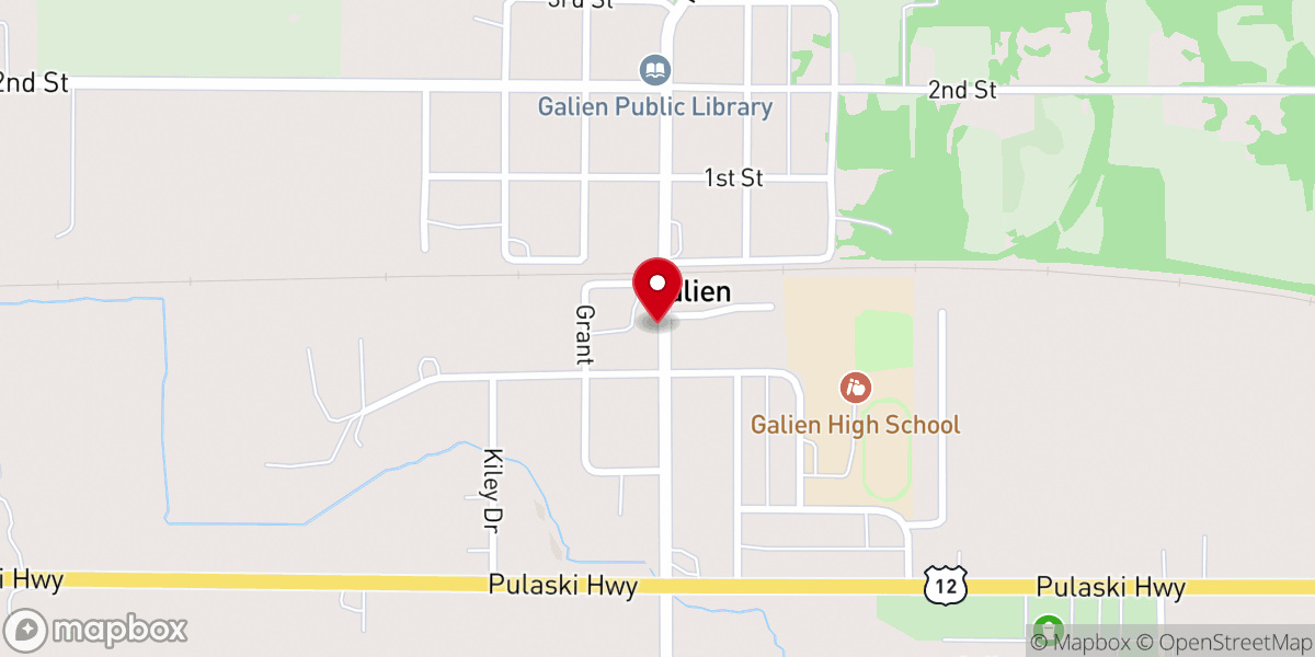 Map showing location of Bell Mare Weddings & Events