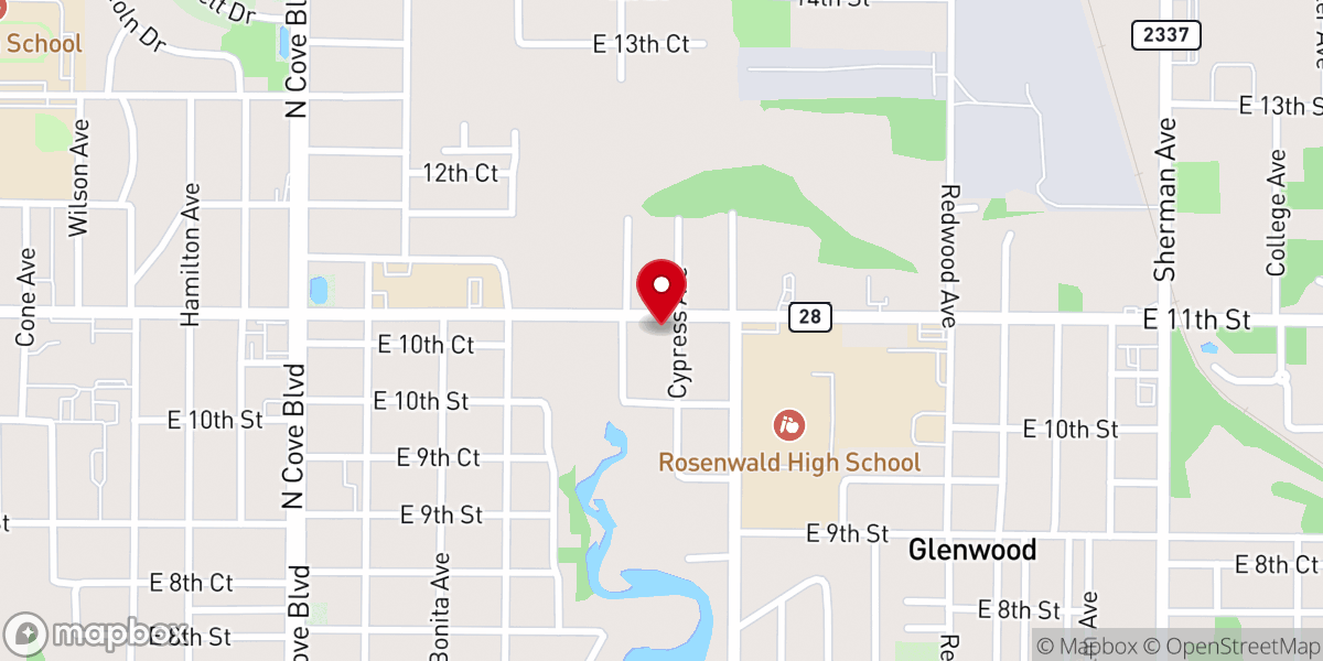 Map showing location of Mt Zion Primitive Baptist Church