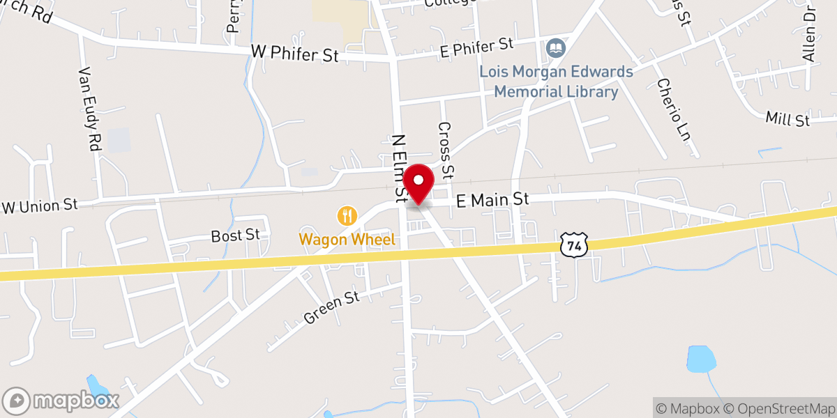 Map showing location of Good Steward Ministries