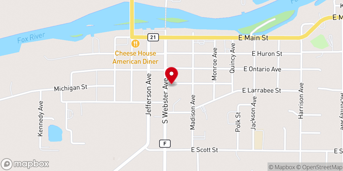 Map showing location of Christian Family Teaching Center Church