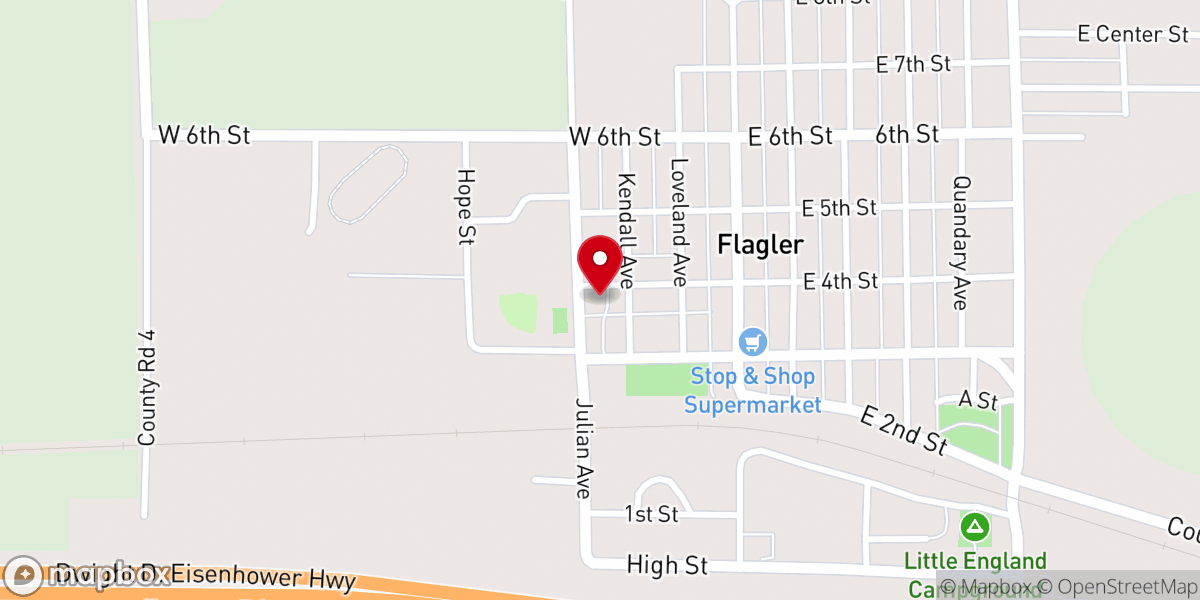 Map showing location of Wake Up Ministries