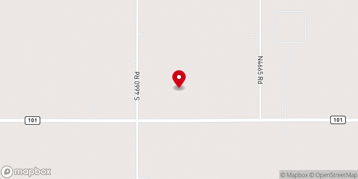 Map showing location of Pleasant Valley Baptist Church