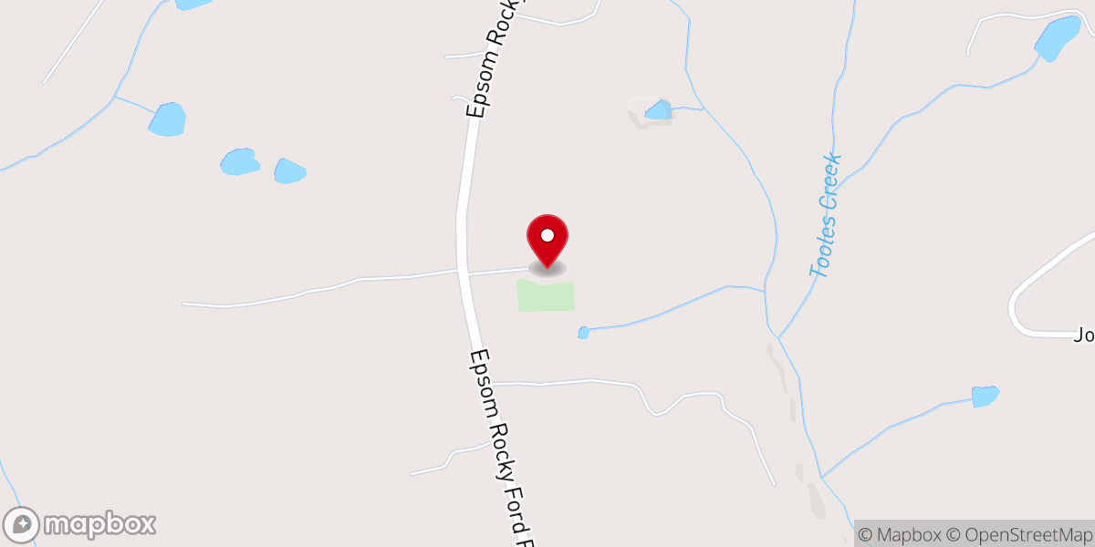 Map showing location of Rowland Chapel Christian Church