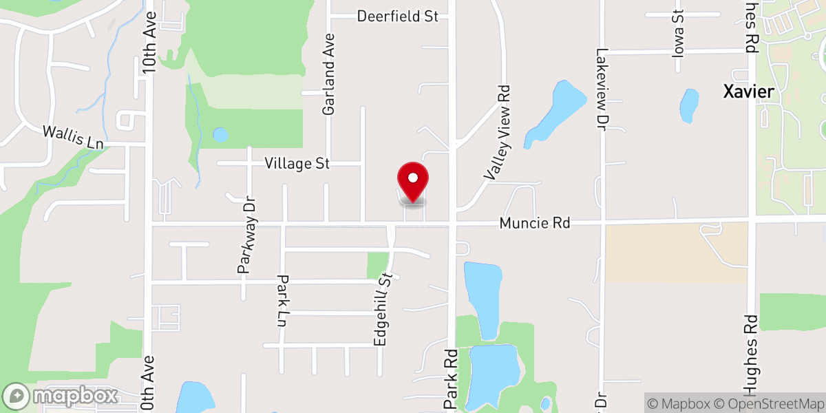 Map showing location of Southern Heights Church