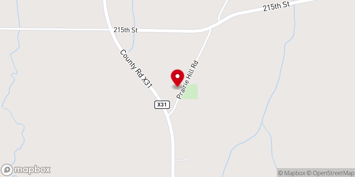 Map showing location of SS Peter and Paul Lutheran Church