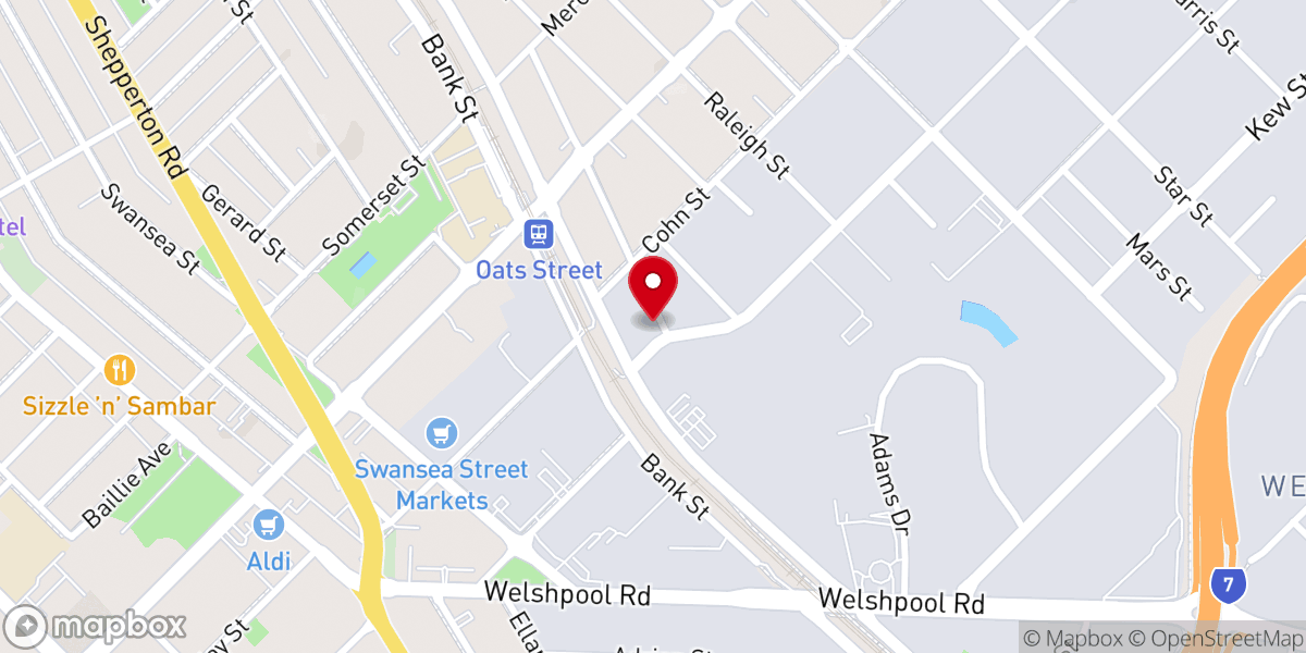 Map showing location of GPdI Perth