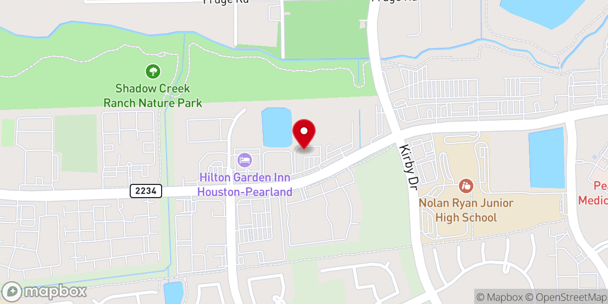 Map showing location of Mosaic Episcopal Church