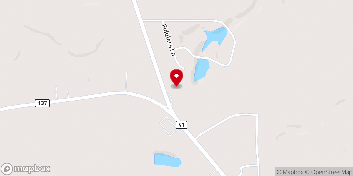 Map showing location of Dr. Shawn Parish